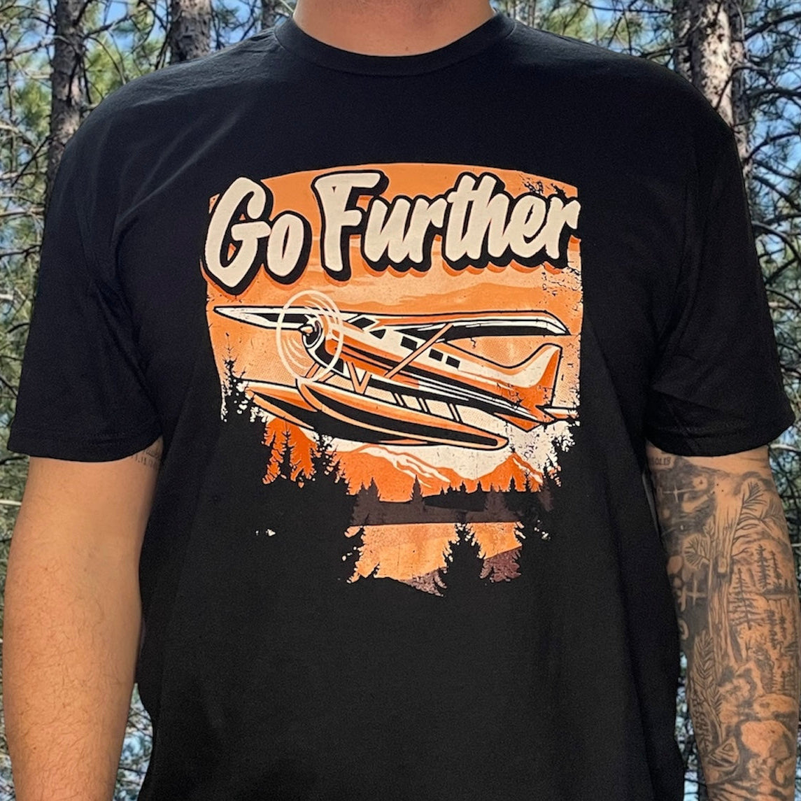 GO FURTHER BUSH PLANE TEE (UNISEX)