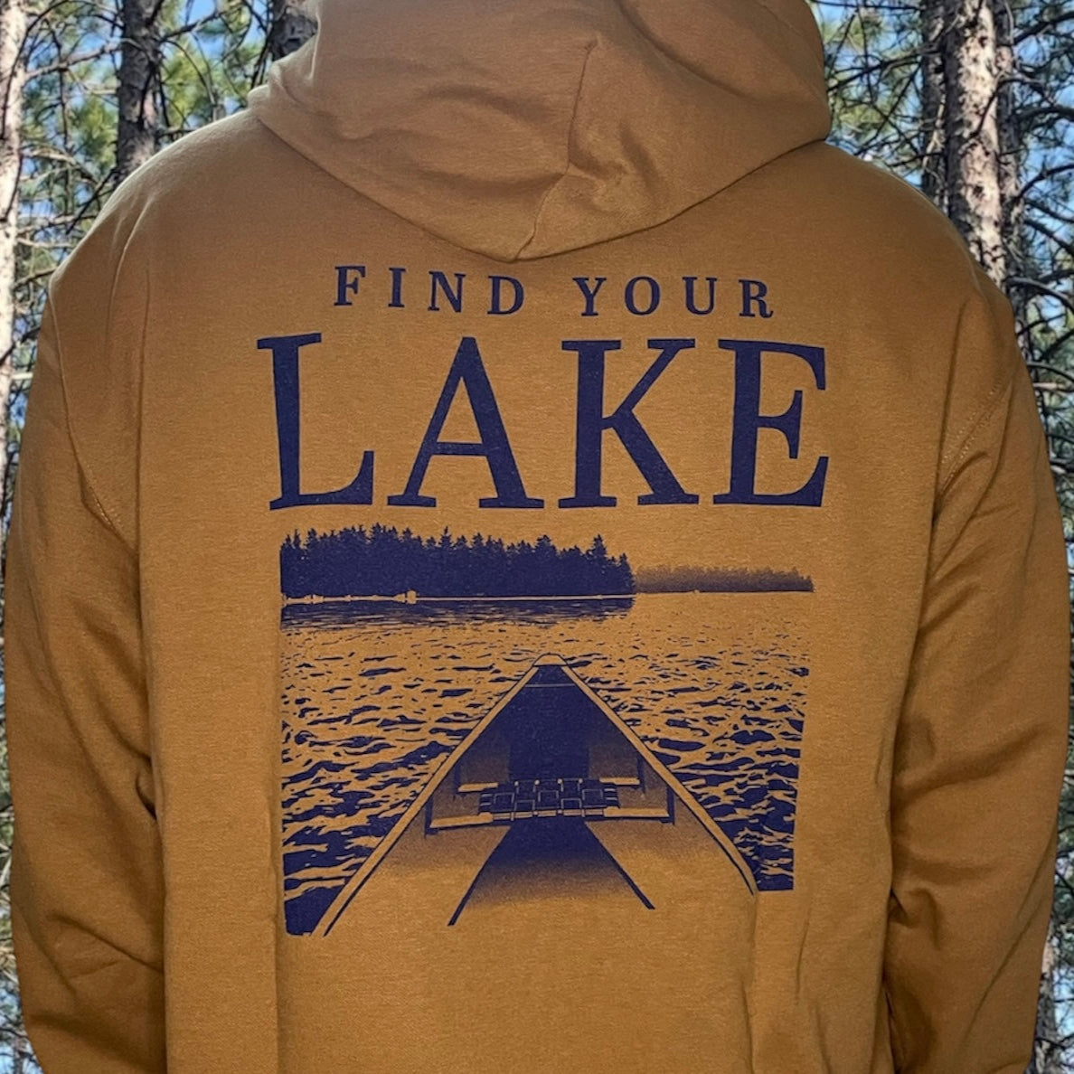 FIND YOUR LAKE CANOE HOODIE (UNISEX)