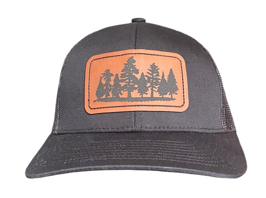 Tree Line Trucker - Leather Patch