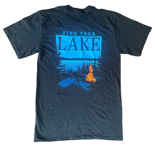 Find Your Lake - Campfire Tee