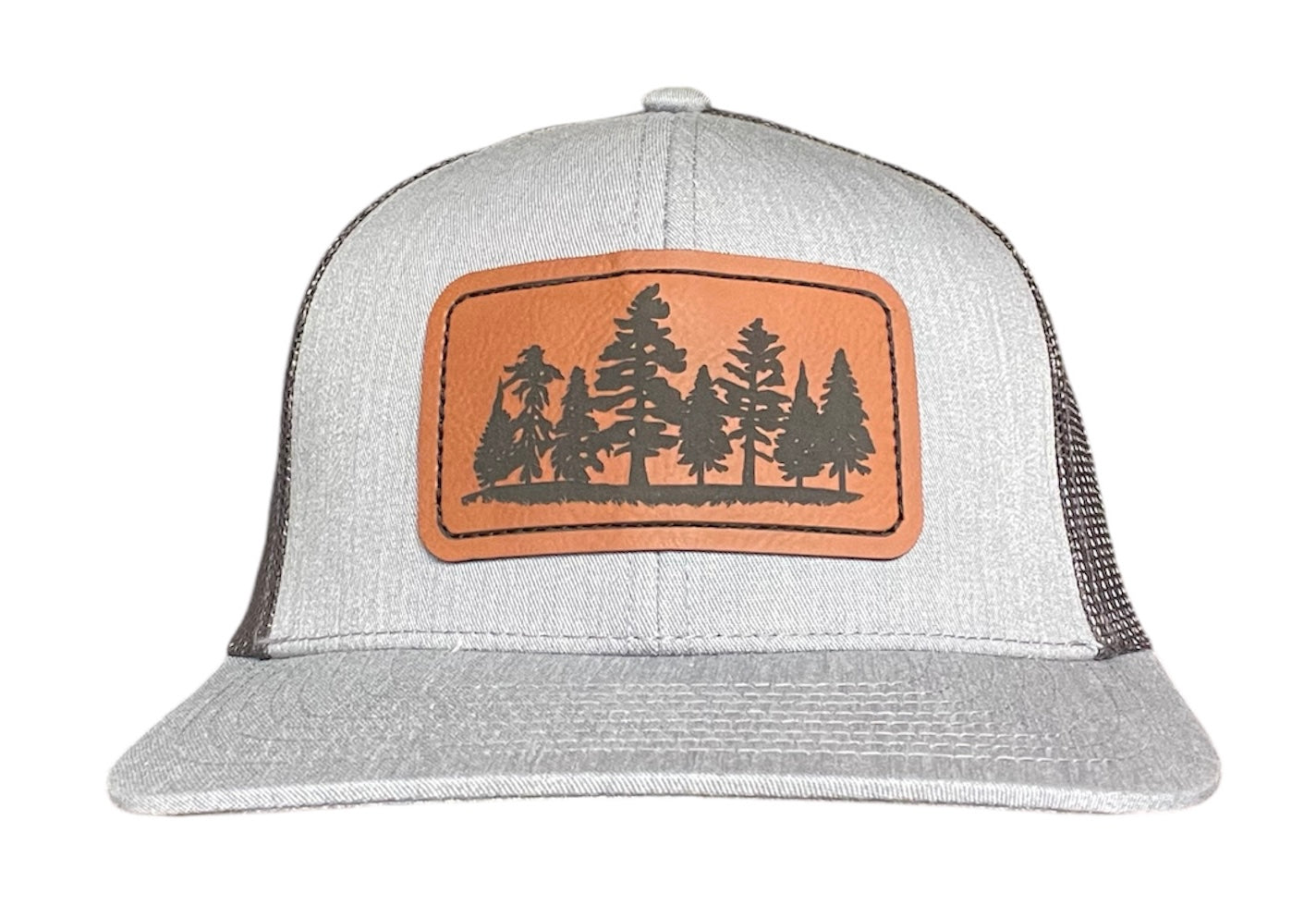 Tree Line Trucker - Leather Patch