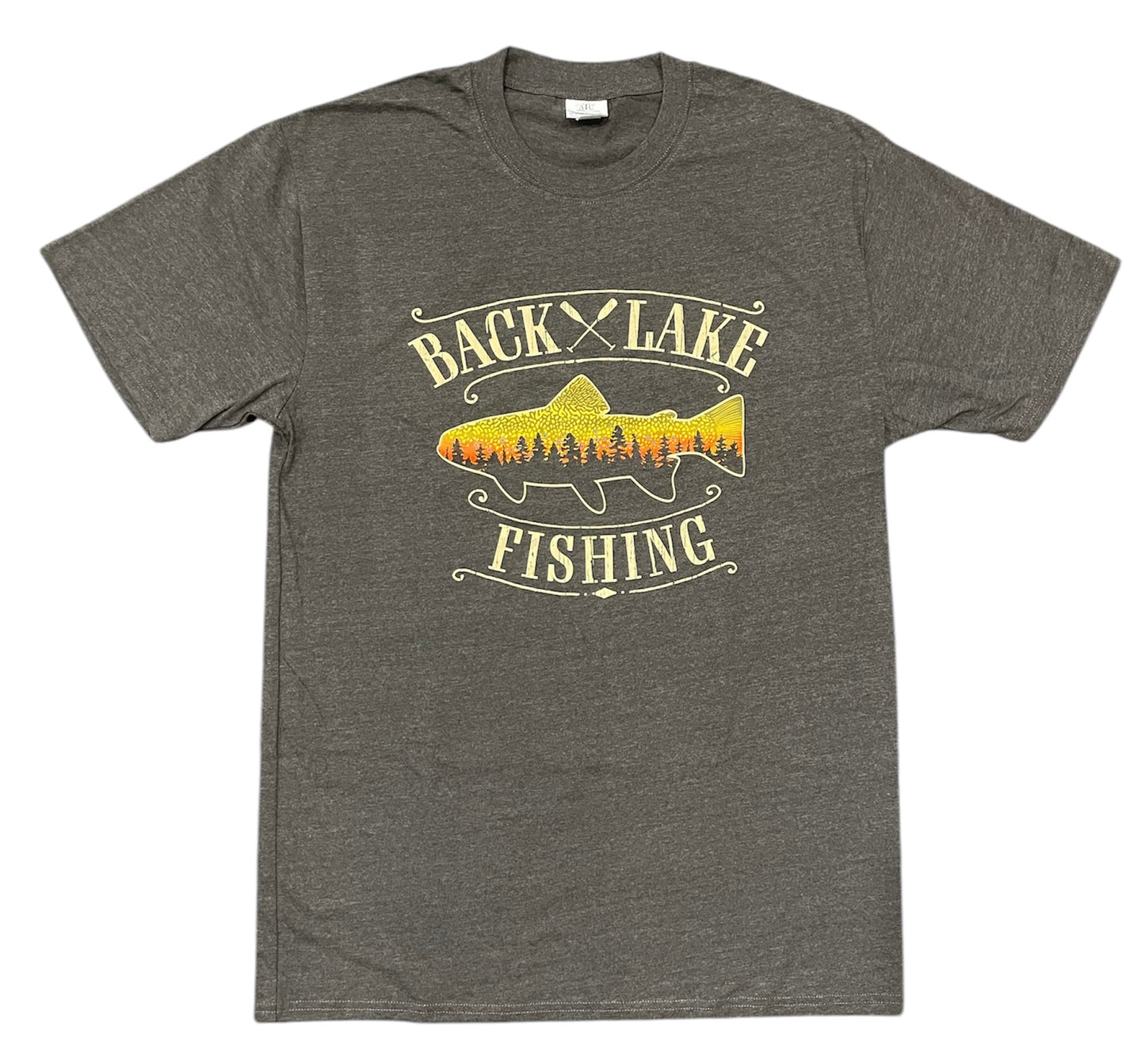 Back Lake Fishing Tee - Brook Trout