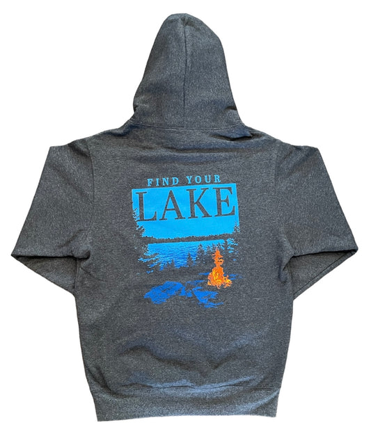 Find Your Lake - Campfire Hoodie