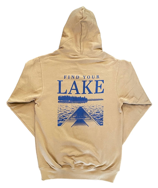 Find Your Lake - Canoe Hoodie