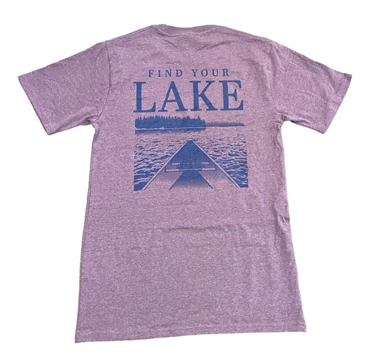 Find Your Lake - Canoe Tee