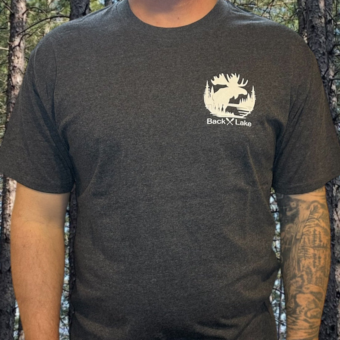 MOOSE TEE (UNISEX) CHARCOAL