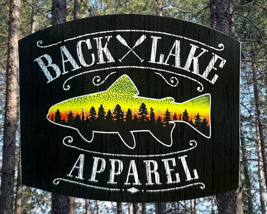 WATERPROOF STICKER - BROOK TROUT